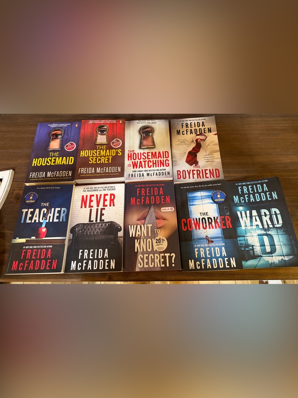 Collection of Thriller Paperbacks - Freida McFadden